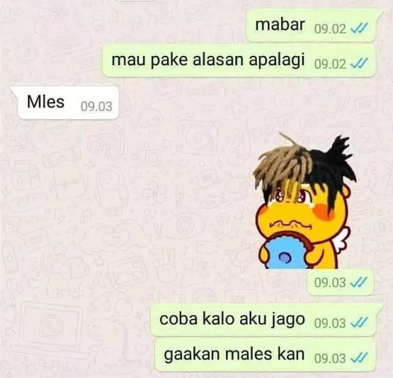 Chat lucu pacar yang cuek abis Berbagai sumber Chat lucu pacar yang cuek abis Berbagai sumber