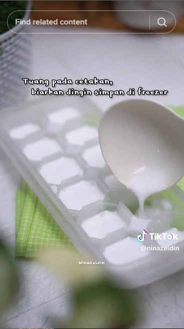 Cara jitu menyimpan sisa santan agar awet dan tak menggumpal