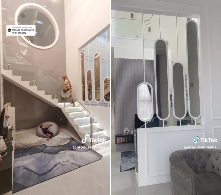 rumah pintu tinggi © TikTok