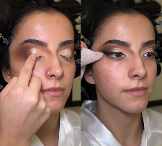 Wanita mirip Tasya Farasya dimakeup © TikTok