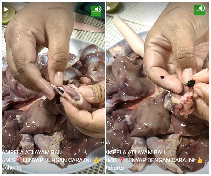 Jadi penyebab bau amis, begini cara menghilangkan lemak dan sisa darah pada ati ampela