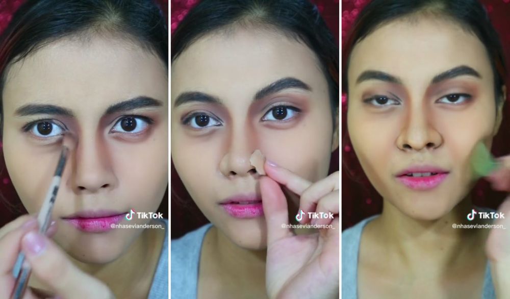 makeup mirip Atta Halilintar © TikTok