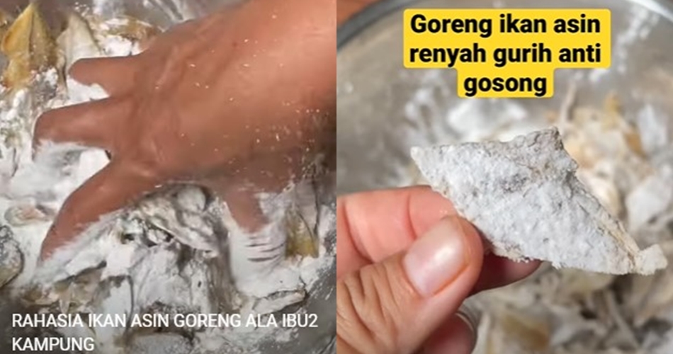 Cuma pakai tambahan 1 bahan, begini trik goreng ikan asin agar renyah dan tak keras