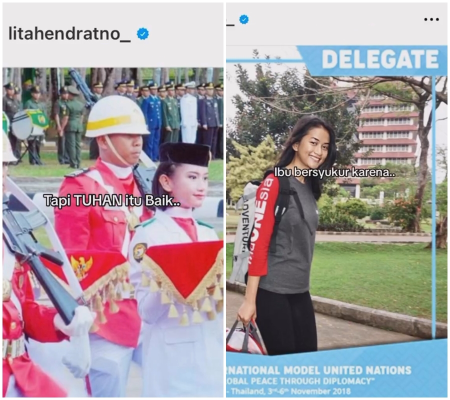 emak-emak dulunya finalis Puteri Indonesia © TikTok/@familytimeindonesia 