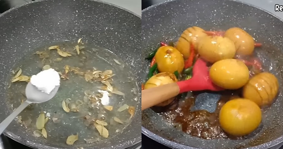 Trik menumis telur rebus agar tak keras dan bumbunya meresap, simpel tanpa dimasak lama