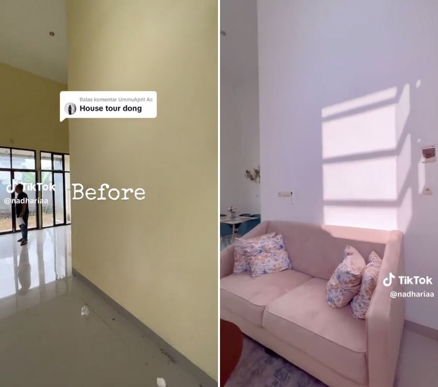 mandi view kolam renang © TikTok mandi view kolam renang © TikTok