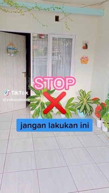 rumah sempit tapi instagramable © TikTok