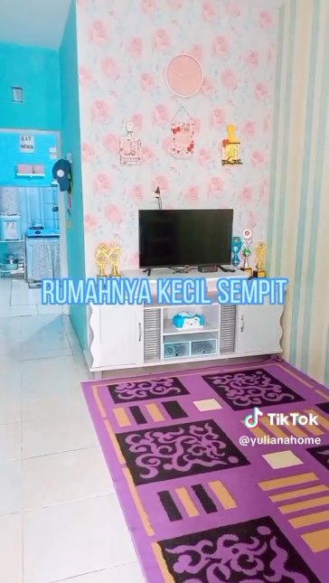 rumah sempit tapi instagramable © TikTok