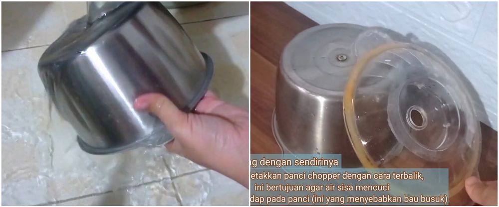 Trik ampuh menghilangkan bau amis daging di chopper, cukup pakai 1 bahan dapur