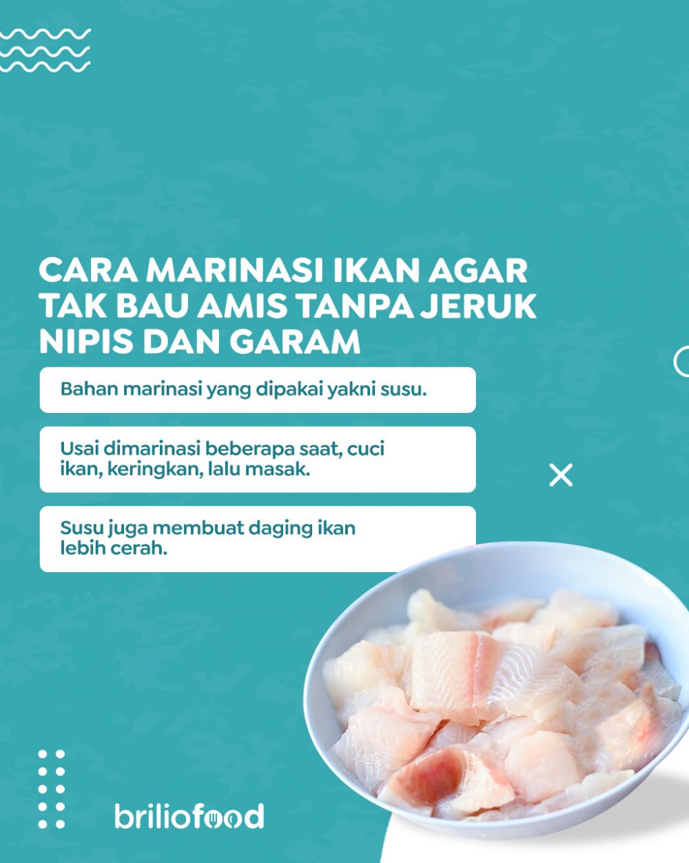 Bukan jeruk nipis atau garam, ini cara memarinasi daging ikan biar tak bau amis pakai 1 bahan