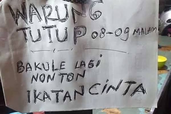 Warung ngegas bikin sungkan © Twitter