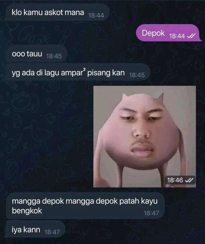 Chat bikin malu sendiri Berbagai sumber
