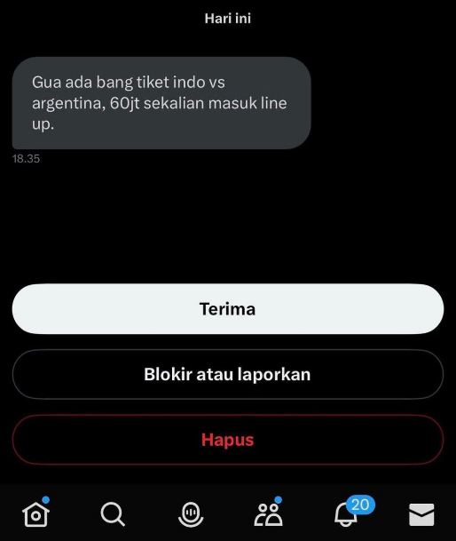 Potret kocak Indonesia vs Argentina Berbagai sumber