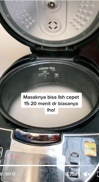 Bukan dimasak di atas kompor, ini cara menanak nasi agar matang sempurna yang hemat listrik dan waktu 