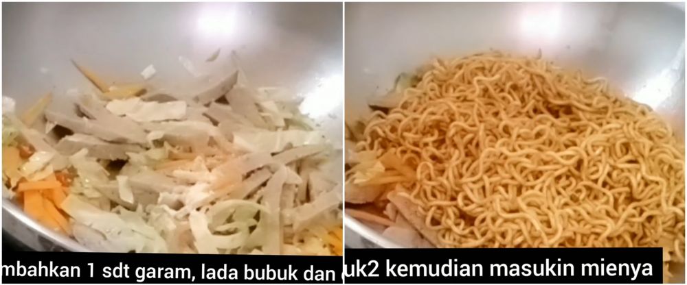 Trik bikin mi goreng kampung yang tak lengket dan lembek walau sudah dingin