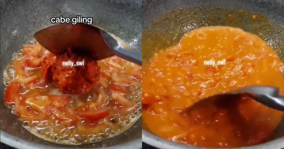 Trik bikin sambal terasi agar warnanya tak gelap dan lebih awet saat disimpan