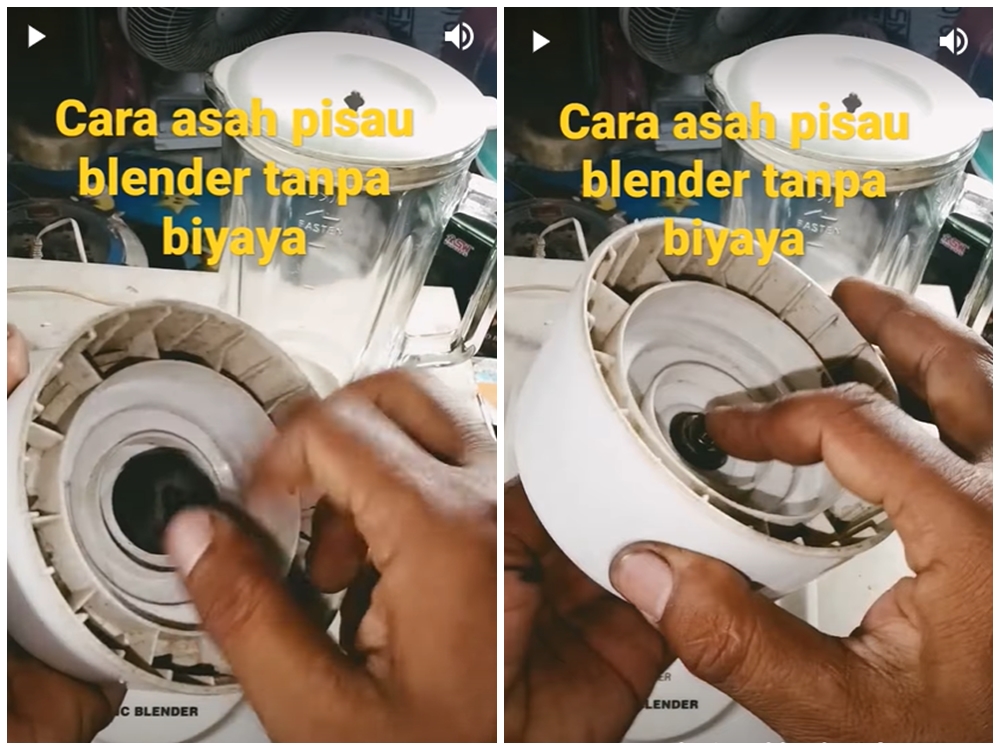 Tanpa cangkang telur atau garam, begini cara mengasah pisau blender pakai 1 alat sederhana