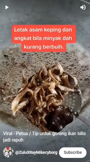 Tanpa dibaluri tepung, ini cara goreng ikan bilis agar renyah dan tak keras pakai tambahan 1 bahan