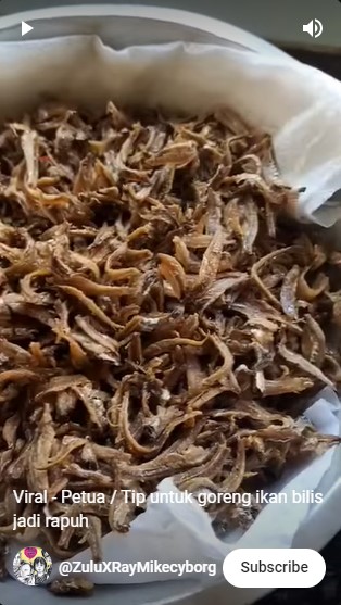 Tanpa dibaluri tepung, ini cara goreng ikan bilis agar renyah dan tak keras pakai tambahan 1 bahan