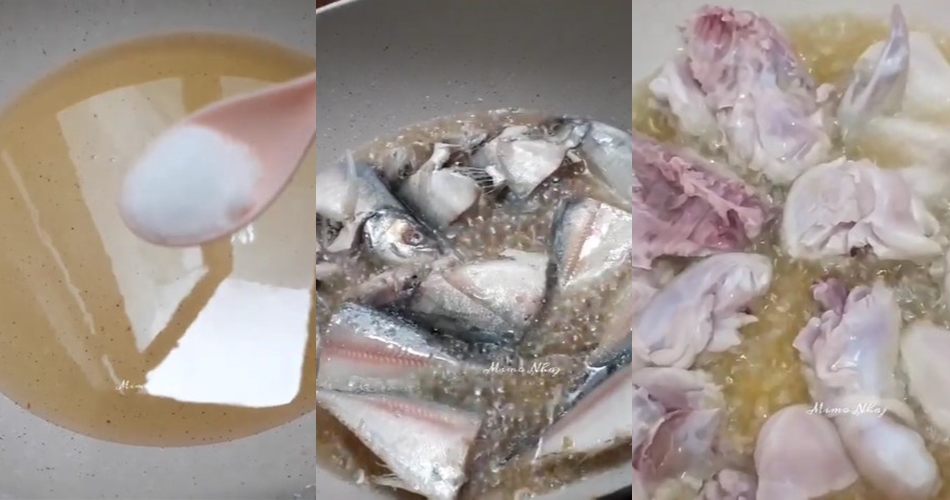 Tanpa tepung atau jahe, ini trik goreng ikan dan ayam agar minyaknya tak meletup pakai 1 bumbu dapur