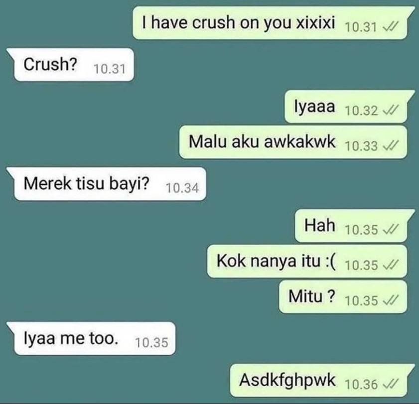 Gombal bikin auto geli Berbagai sumber