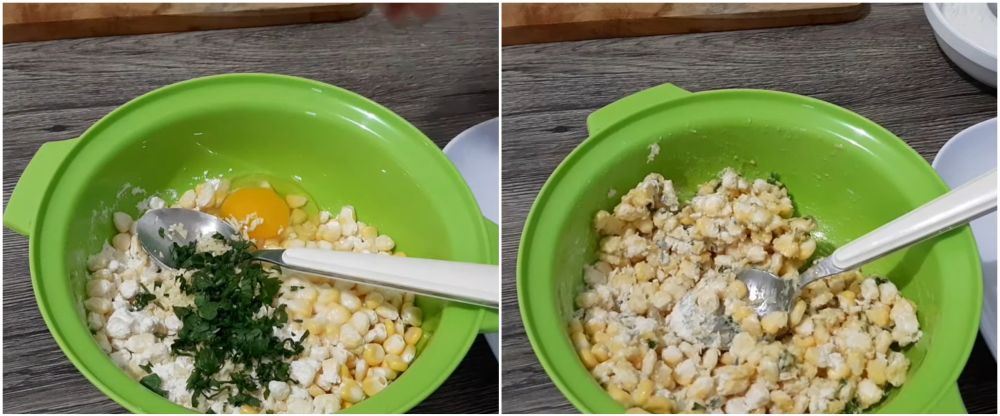 Tak perlu dilarutkan air, begini trik membuat adonan perkedel jagung yang renyah dan antiambyar