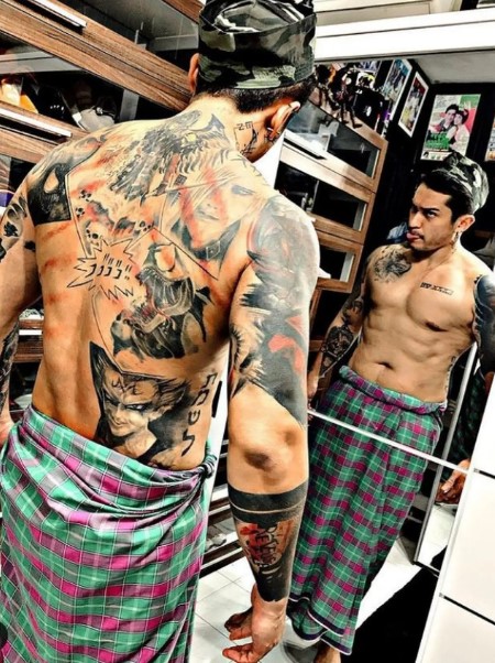 tato di badan seleb pria © Instagram tato di badan seleb pria © Instagram