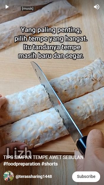 Tanpa bahan tambahan, ini trik menyimpan tempe agar tidak busuk hingga 1 bulan