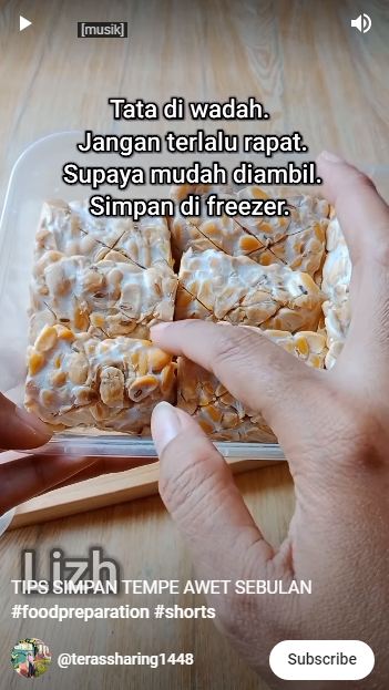 Tanpa bahan tambahan, ini trik menyimpan tempe agar tidak busuk hingga 1 bulan