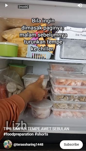 Tanpa bahan tambahan, ini trik menyimpan tempe agar tidak busuk hingga 1 bulan