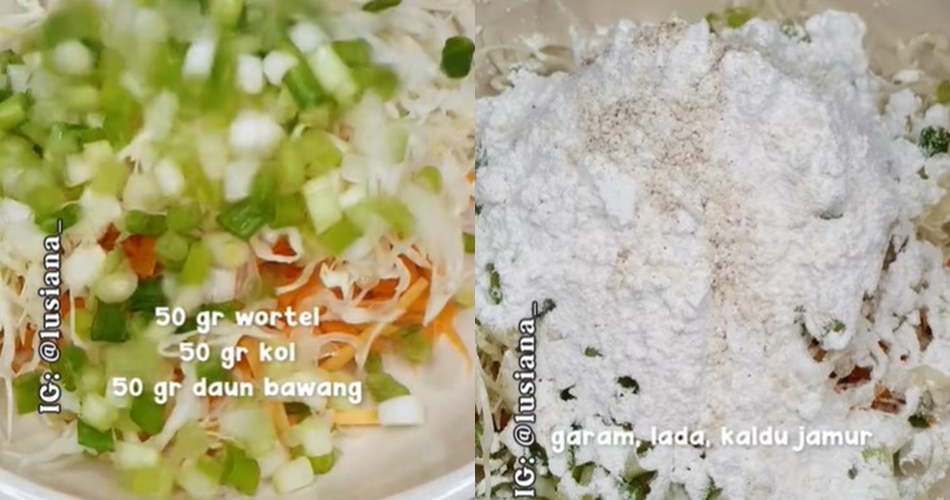 Cara bikin bakwan telur yang bentuknya cantik, antiambyar, dan irit minyak