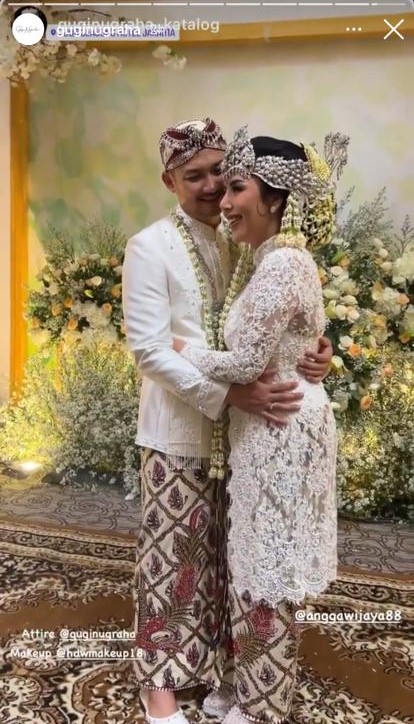 11 Momen pernikahan Angga Wijaya eks suami Dewi Perssik dengan pebisnis, nilai maharnya fantastis