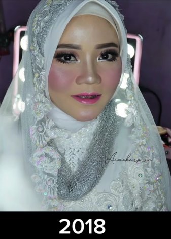 makeup MUA dari tahun ke tahun © TikTok