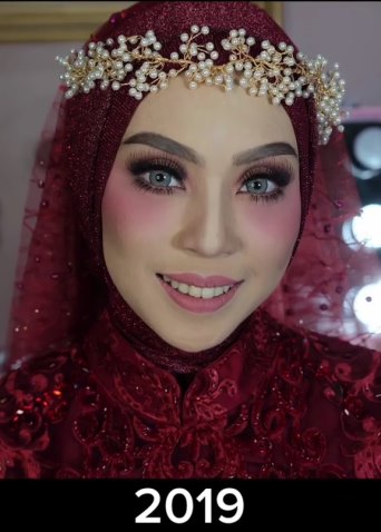 makeup MUA dari tahun ke tahun © TikTok