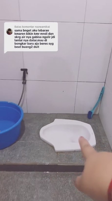 renovasi rumah malah hancur © TikTok/@heyynonna