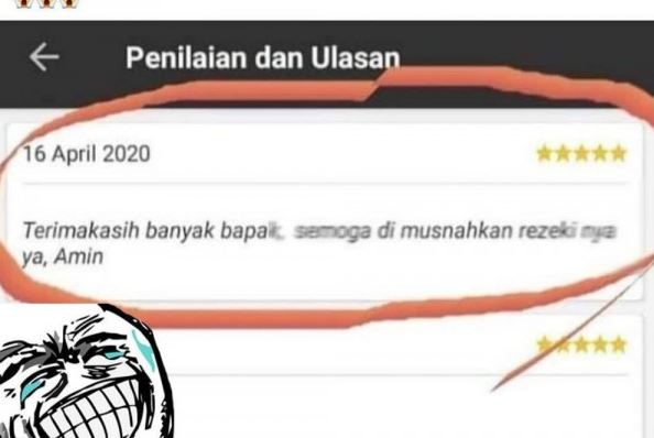 komentar kocak driver ojek online Berbagai sumber