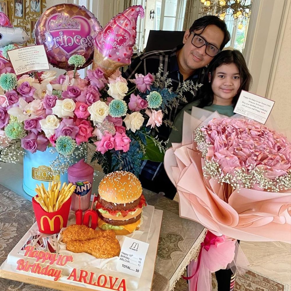  potret perayaan ulang tahun anak vokalis band © berbagai sumber