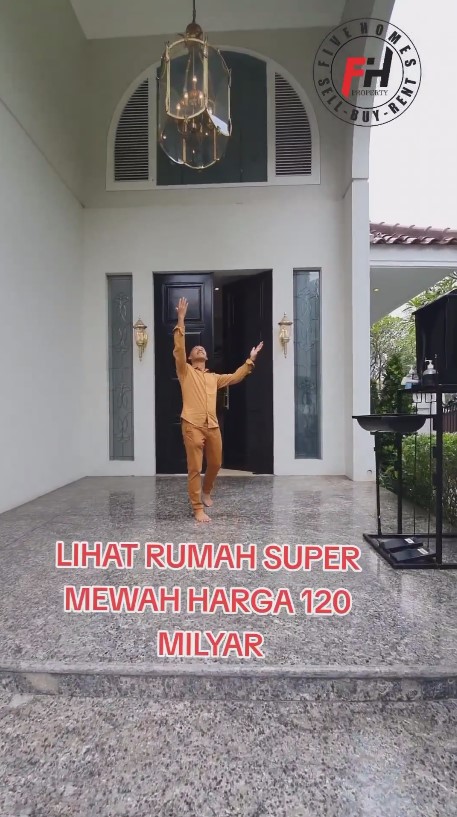 rumah 120 miliar langsung musala © Instagram/@dekorasi_rumah_idaman