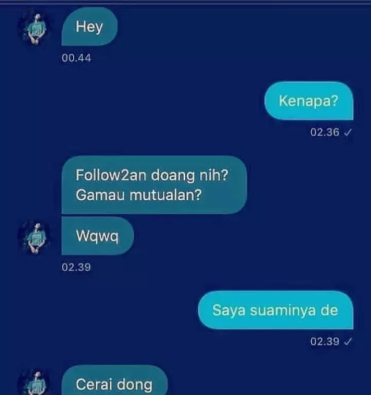 11 Chat salah jawab Berbagai sumber