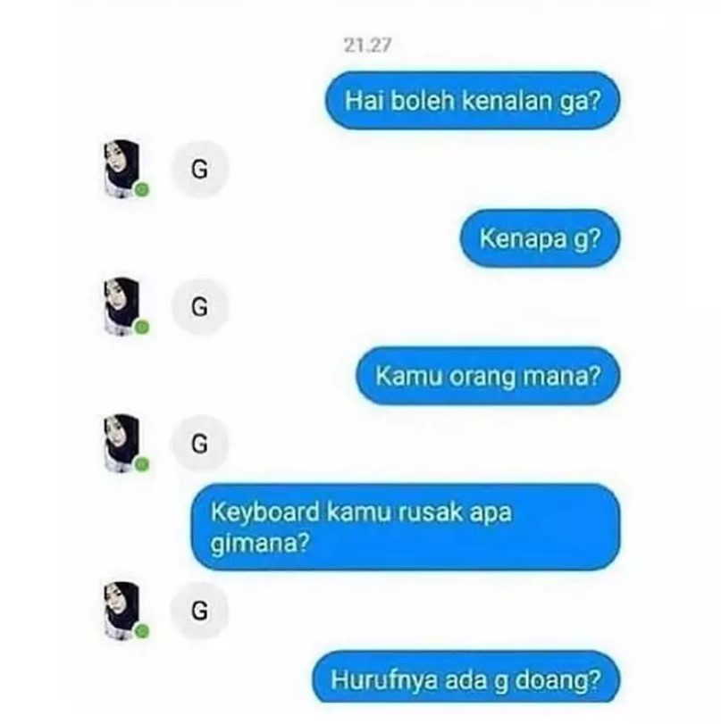 Chat pdkt ending menjebak Berbagai sumber
