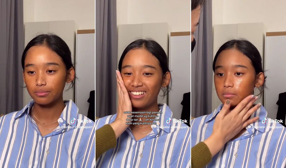 makeup sesuai warna kulit © TikTok