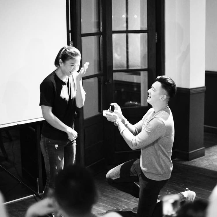 momen lamaran atlet bulu tangkis Tanah Air © berbagai sumber