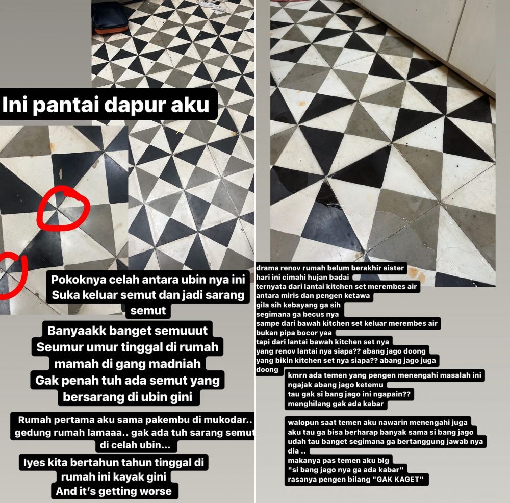 renovasi gagal habis 200 juta © Instagram renovasi gagal habis 200 juta © Instagram