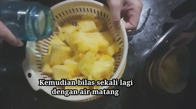 Trik simpan potongan nanas agar tetap segar dan tahan berhari-hari, cuma pakai 1 bahan dapur