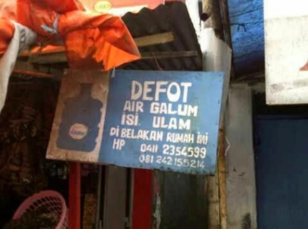 Typo iklan bikin salah paham Berbagai sumber