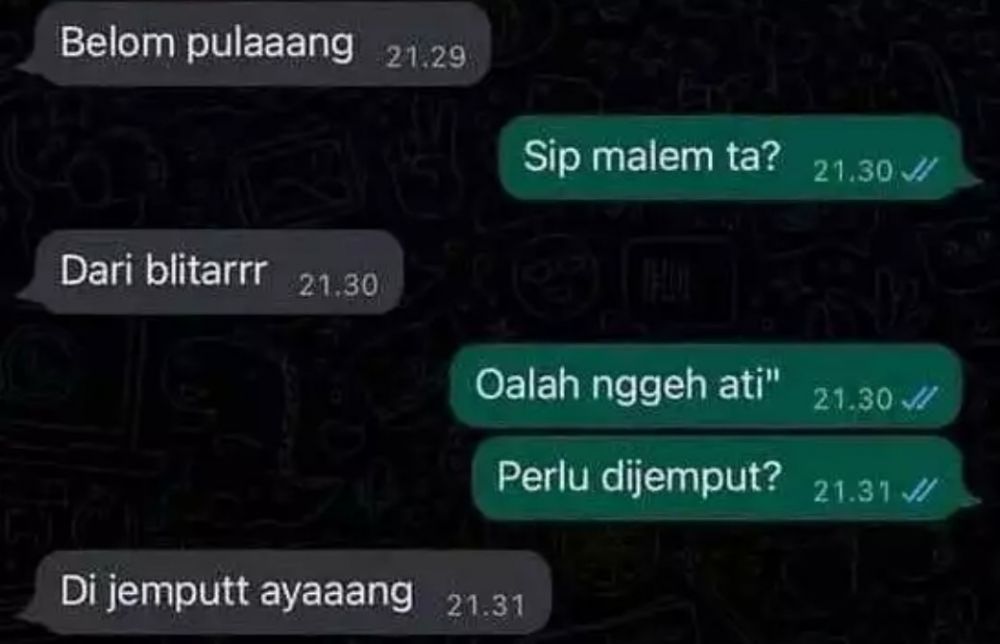 Chat orang ditolak PDKT Berbagai sumber