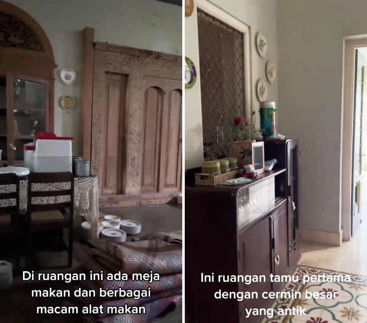 rumah Jawa antik © TikTok