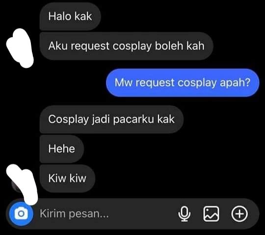 Chat absurd orang minta sesuatu. Berbagai sumber Chat absurd orang minta sesuatu. Berbagai sumber