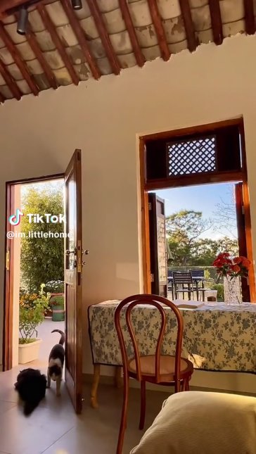 interior rumah kayu sumpek © TikTok