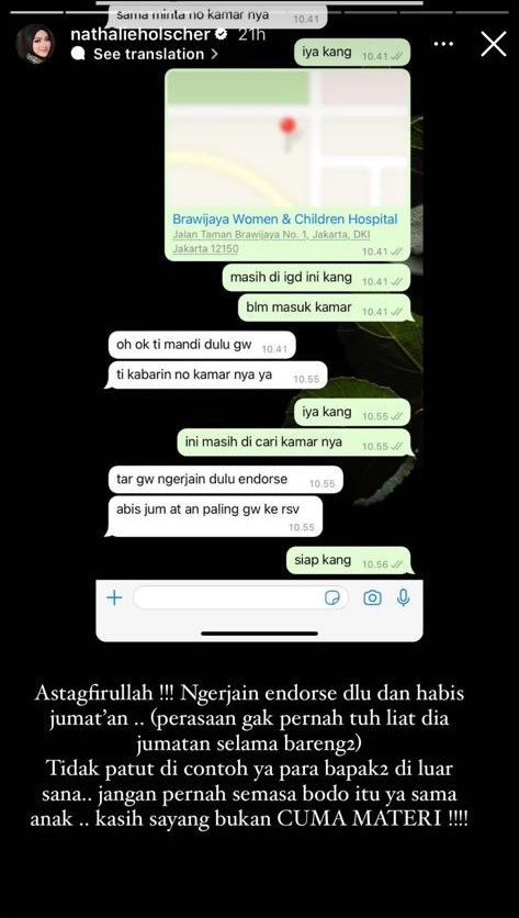 nathalie singgung sikap cuek sule usai anaknya dilarikan ke rumah sakit © berbagai sumber